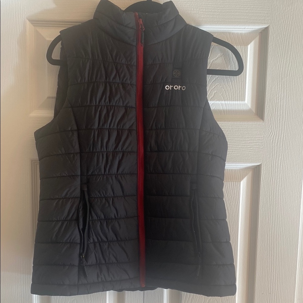 COPY - Ororo Black Puffer Vest heated size small